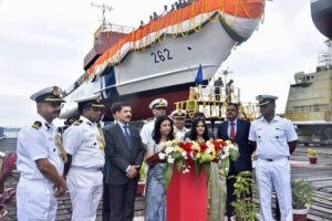 Goa Shipyard Launches Two Advanced Fast Patrol Vessels for Indian Coast Guard