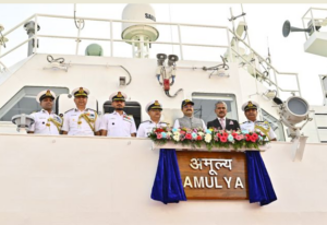 GSL-built patrol vessel Amulya joins Indian Co