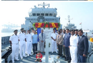 INS Anjadip was Delivered to the Indian Navy’s