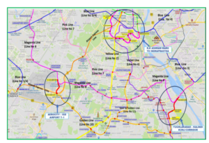 Three more new metro corridors will be built in Delhi