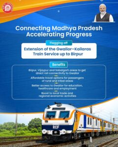 Gwalior-Chambal Region Set for Major Boost with Strengthened Rail Connectivity
