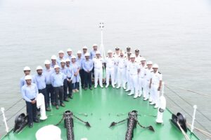 GSL Delivers Advanced Fast Patrol Vessel ICGS Ajit to Coast Guard
