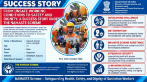NAMASTE Scheme Empowers Sanitation Workers