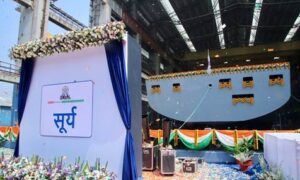 India Launches First Indigenous Fleet Support Ship ‘Surya’ in Visakhapatnam